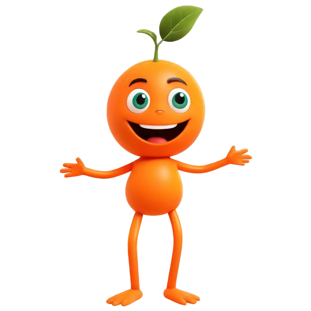 Vibrant-Orange-Cartoon-Character-PNG-A-Friendly-and-Engaging-Image-for-All-Ages