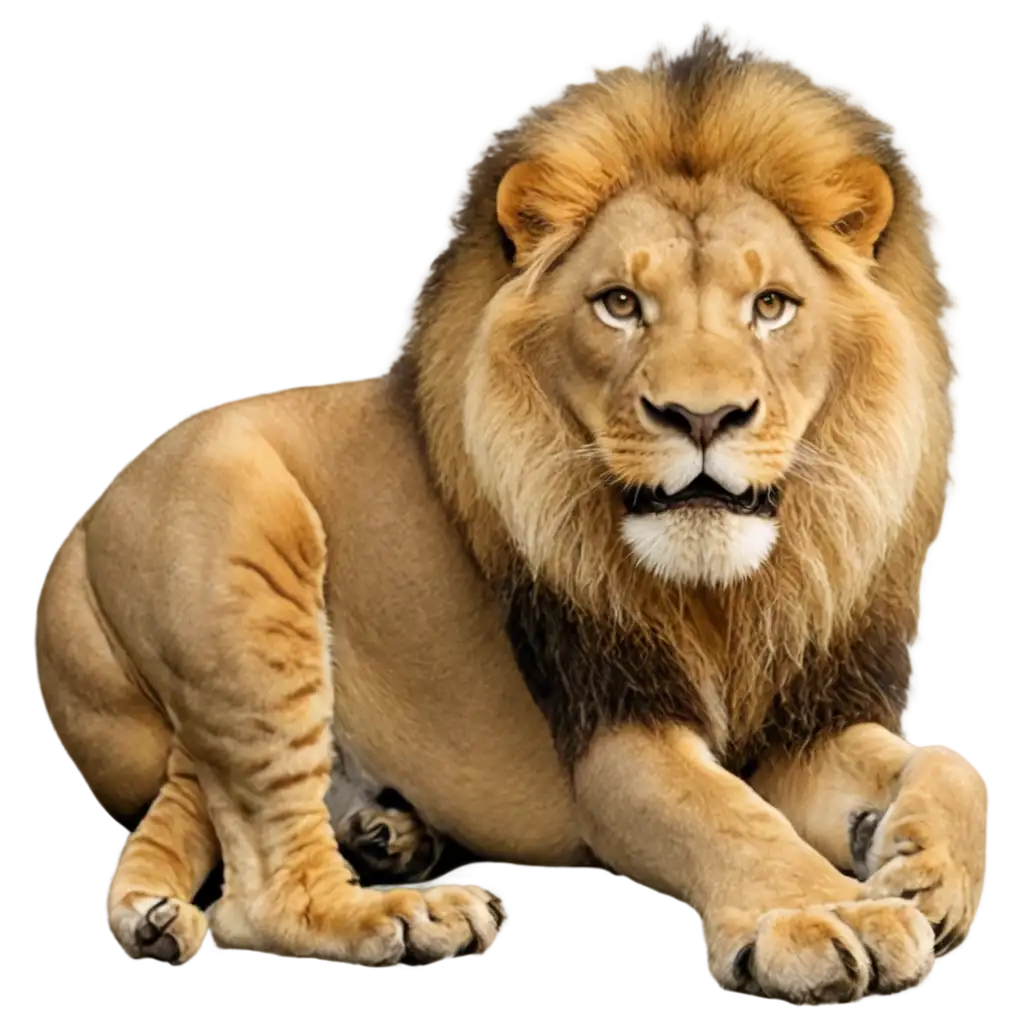 Majestic-Lion-PNG-Image-Capturing-the-Wild-Beauty-in-HighQuality-for-Your-Projects