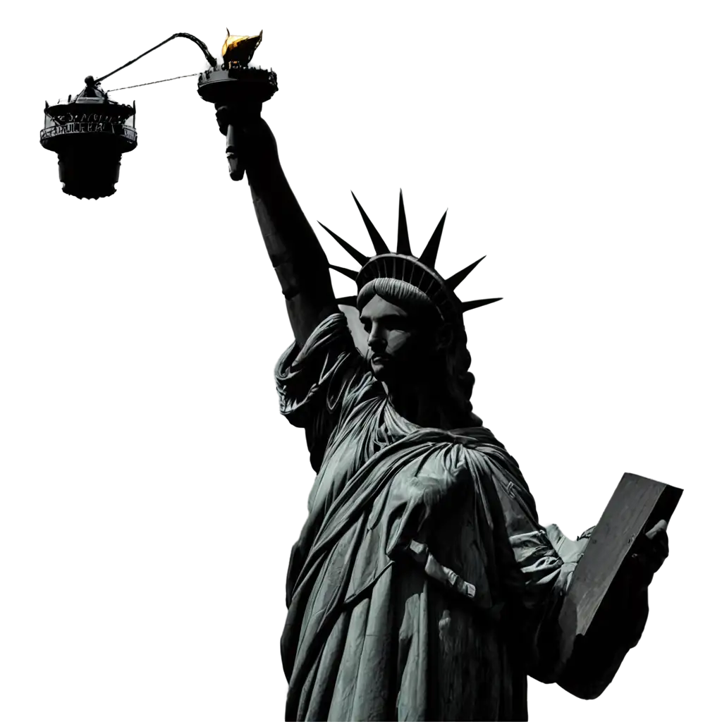 Stunning-Black-Statue-of-Liberty-PNG-for-Enhanced-Visual-Impact