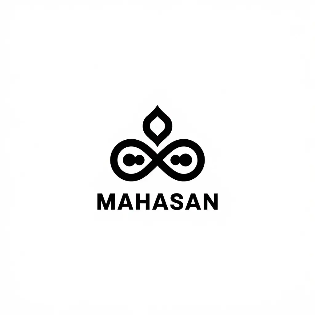 LOGO Design for MAHASAN Infinity Thai Kanok Symbol with Minimalistic Style for Restaurant Industry