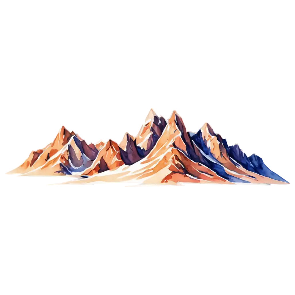 Cartoon-Mountains-Watercolor-PNG-Vibrant-Landscape-Art-for-Creative-Projects