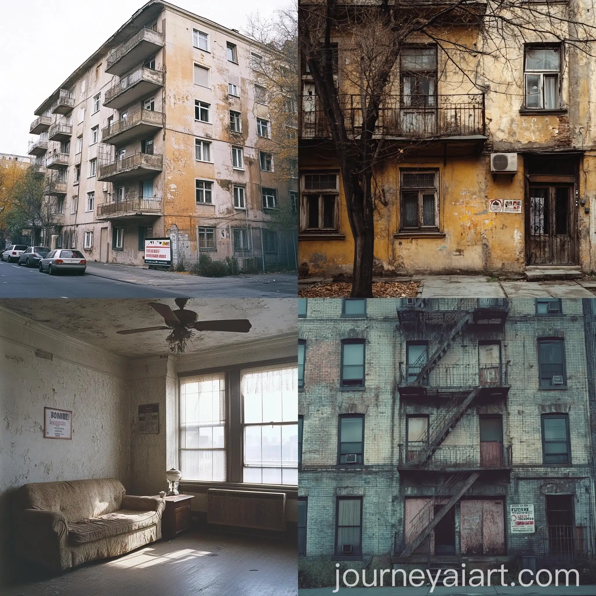 Vintage-Apartment-with-Rent-Discount-Sign