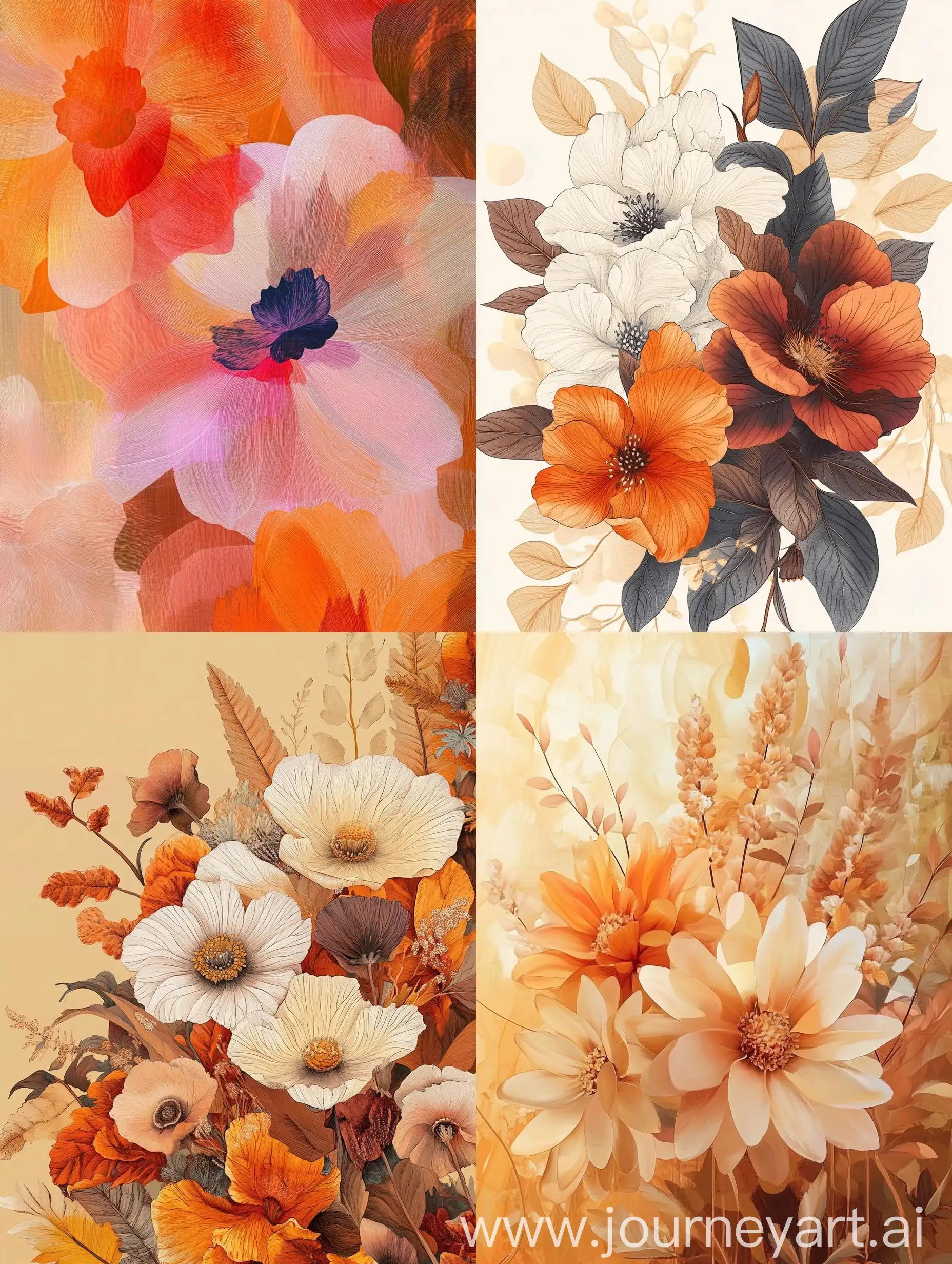 Vibrant-Floral-Botanical-Art-with-Dynamic-Composition