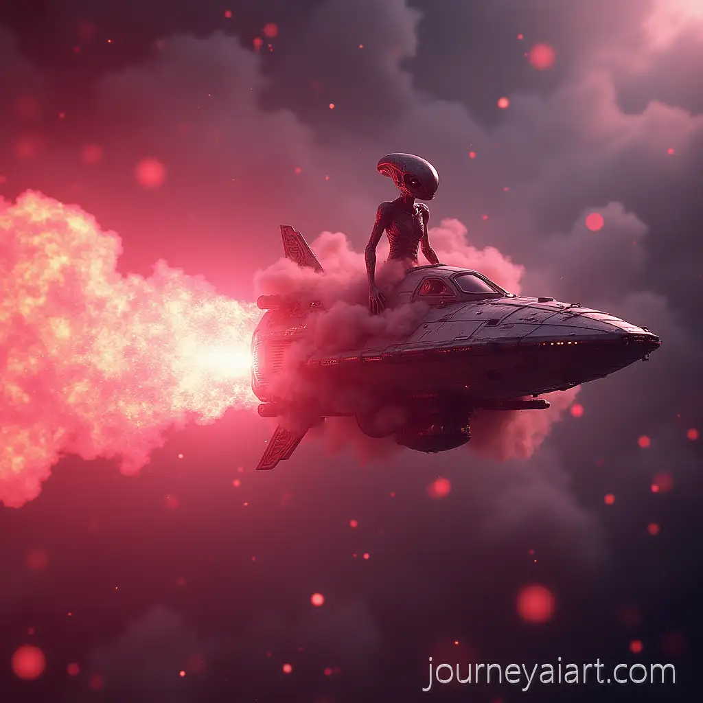 Alien-Engulfed-in-Pink-Flames-on-a-Burning-Spaceship-Interior-HyperRealistic-SciFi-Scene