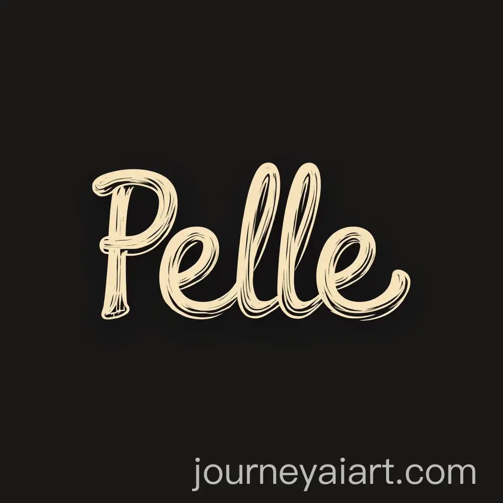 Modern-Pelle-Logo-Design-with-Unique-English-Font