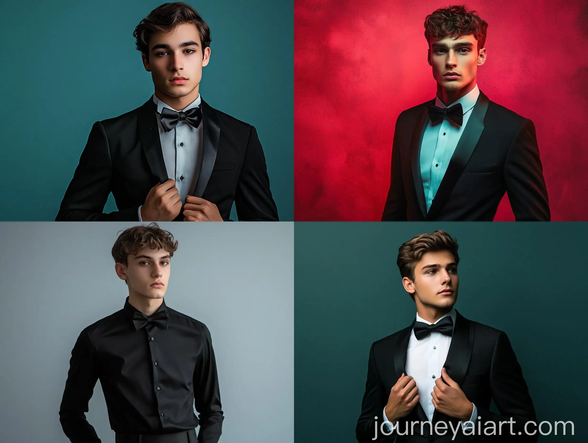 Stylish-Young-Man-in-Tuxedo-Shirt-Posed-in-Full-Body-Portrait