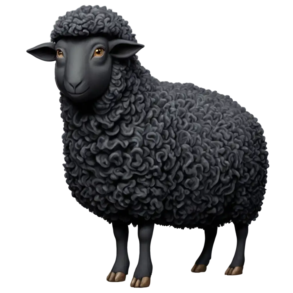 Black-Sheep-PNG-Image-Unique-and-HighQuality-Illustration