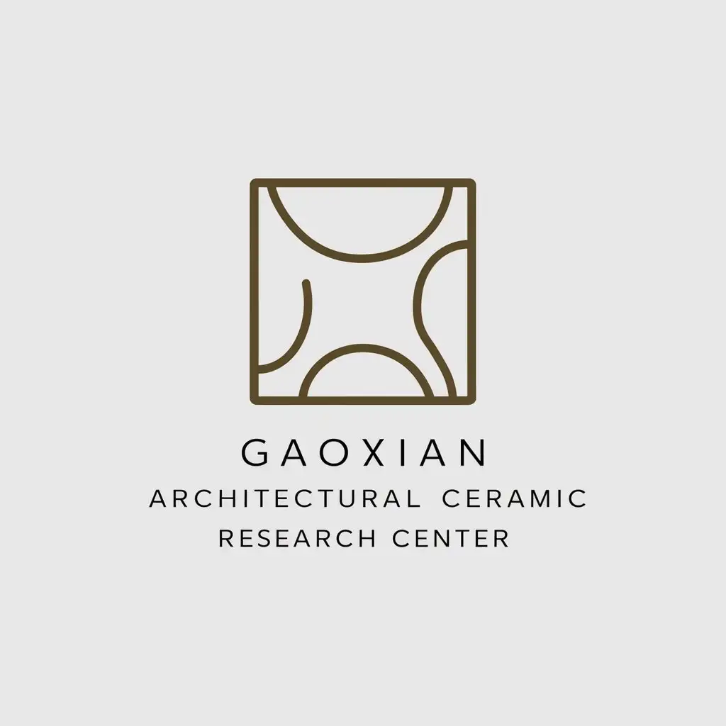 LOGO-Design-for-Gaoxian-Architectural-Ceramic-Research-Center-Minimalistic-Ceramics-Symbol-on-Clear-Background