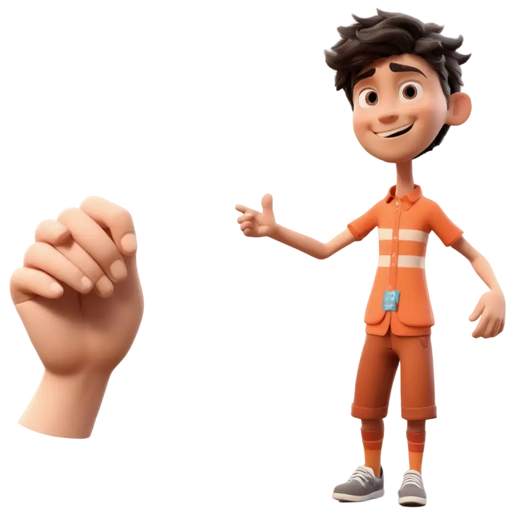 3D Animation Helping Hand