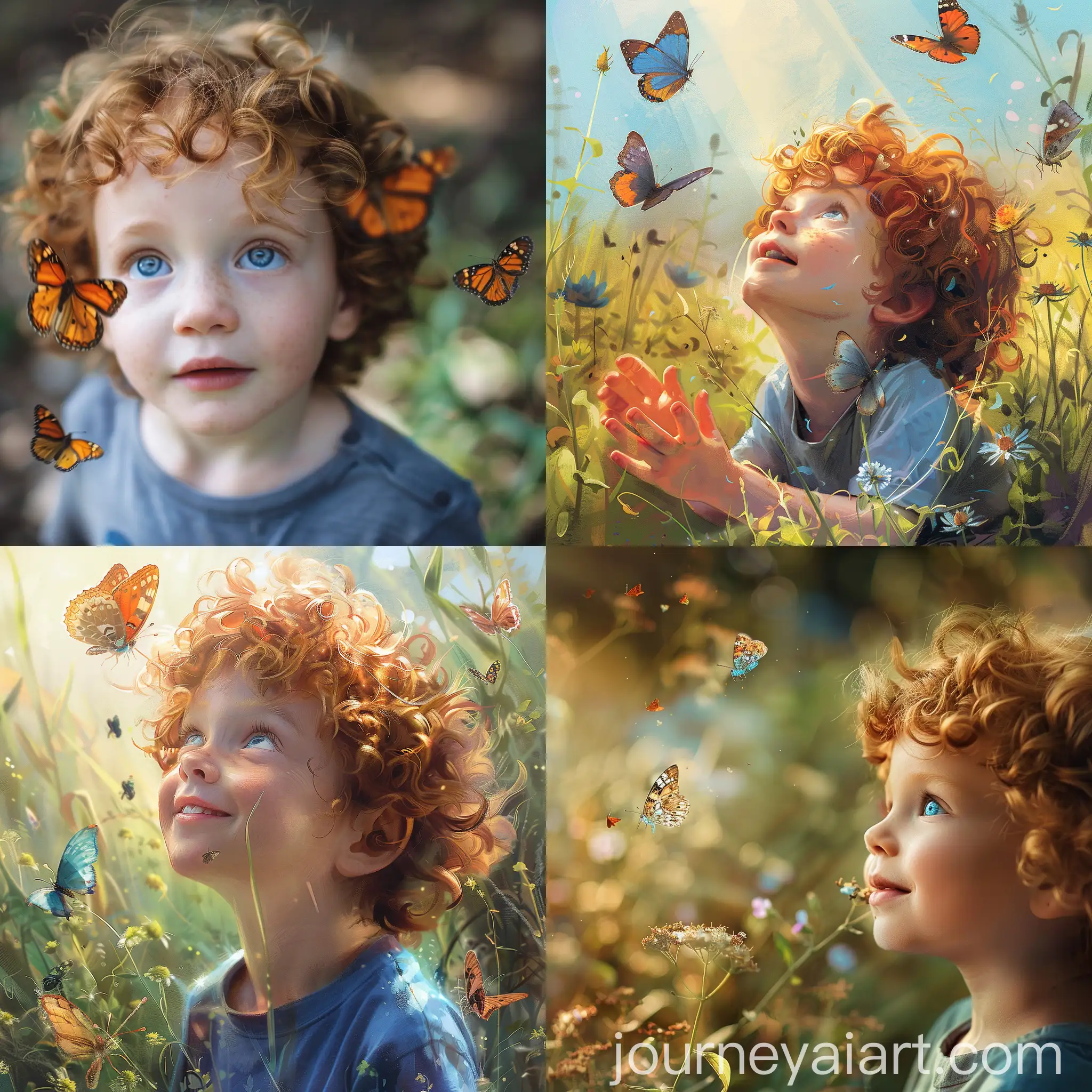 Curious-Toddler-Chasing-Butterflies-in-Moms-Garden