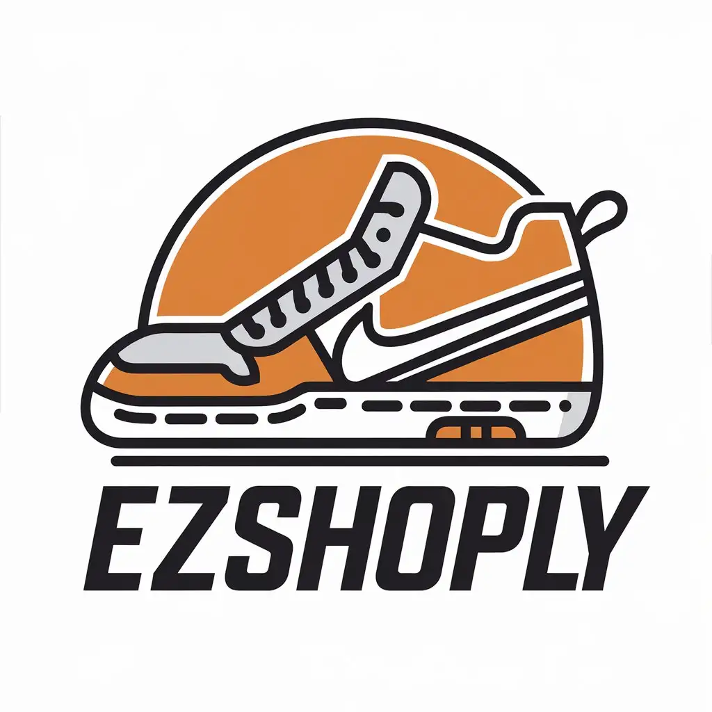 LOGO Design for Ezshoply Sneaker Symbol with Clear Background for Modern Appeal