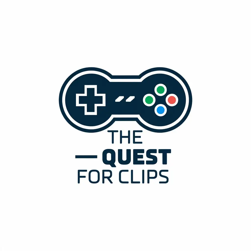 LOGO Design for The Quest for Clips Gaming News Video Clips Theme for Entertainment Industry