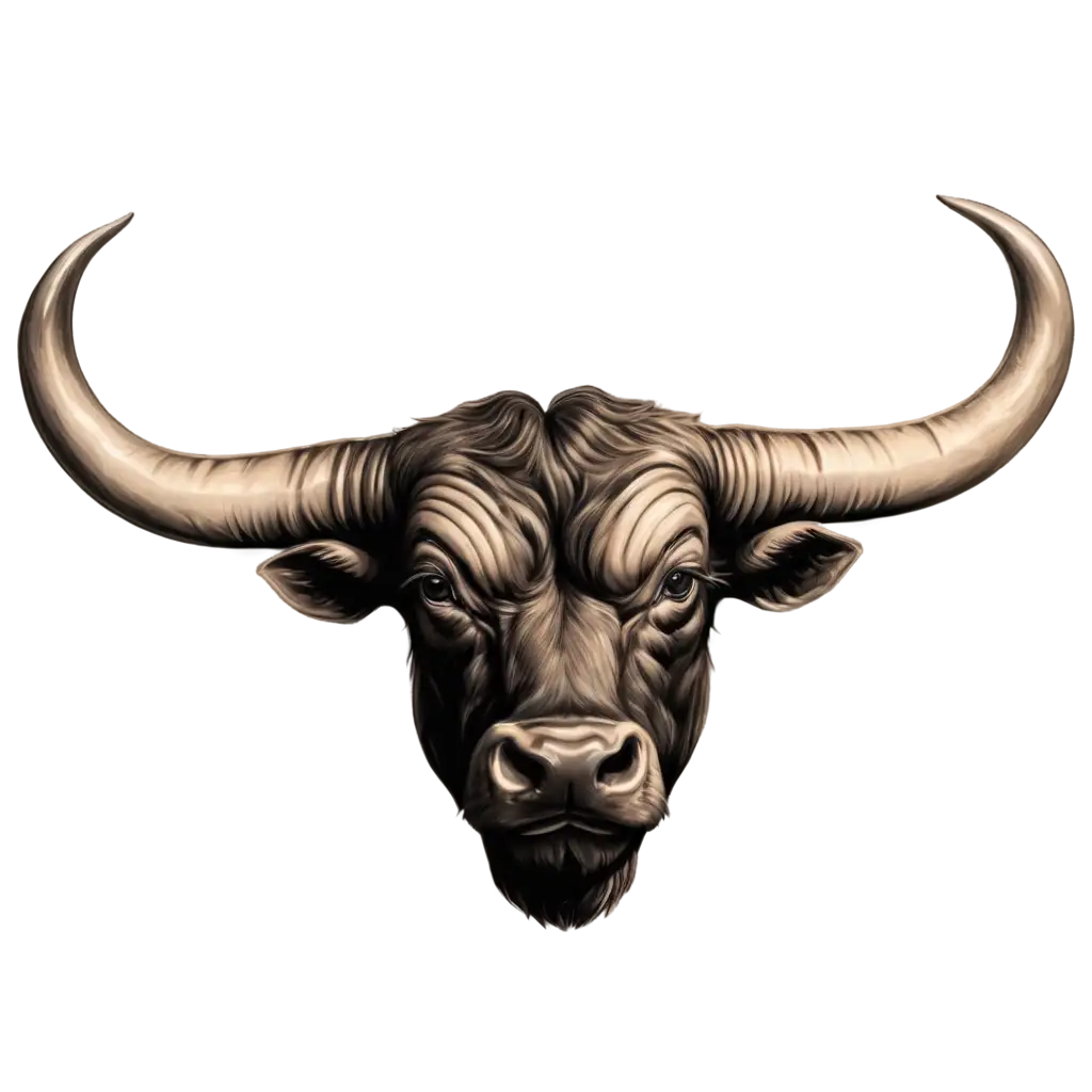 Unique-Bull-Male-Tattoo-Design-HighQuality-PNG-for-Art-and-Customization