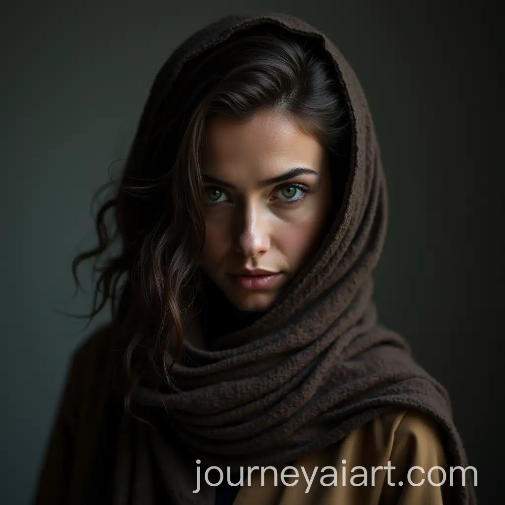 Mysterious-Detective-Woman-with-Scarf-in-Hair