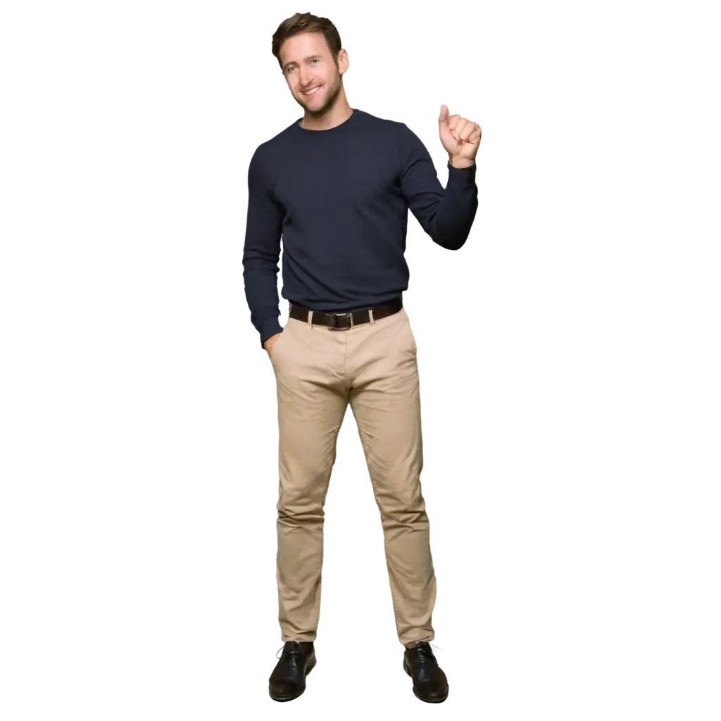 Man-Standing-on-a-Table-PNG-Image-HighQuality-Transparent-Format-for-Versatile-Use