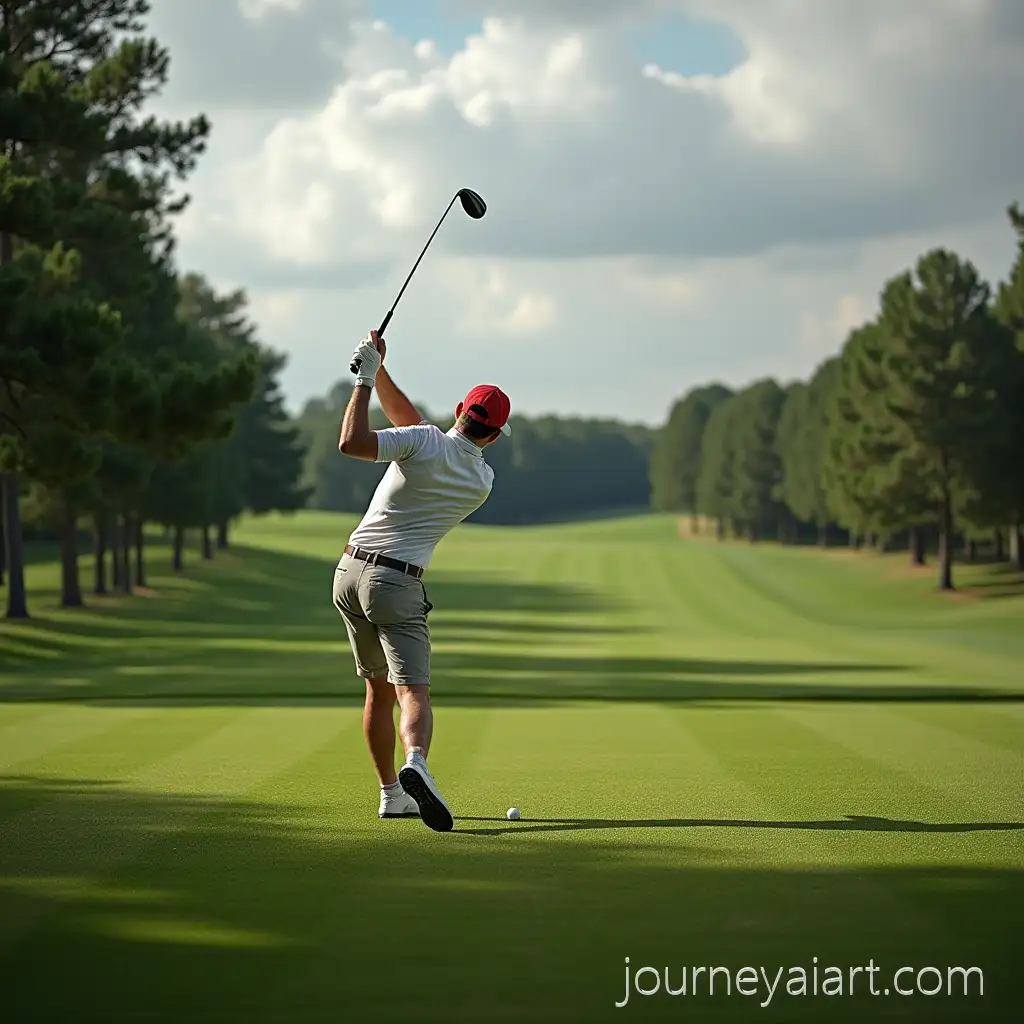 Golf-Swing-in-Action-on-the-Green