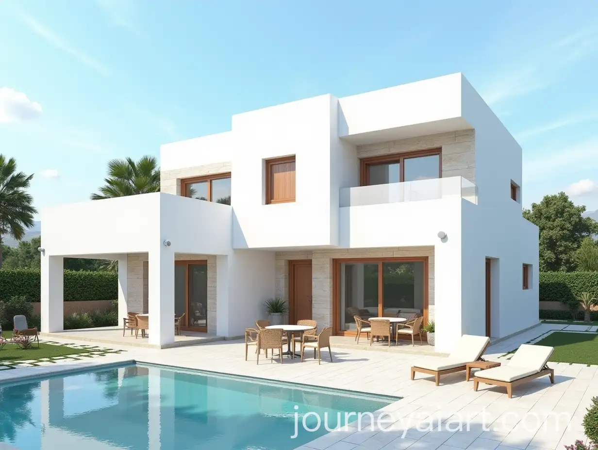 Mediterranean-Style-SingleFamily-Home-with-Whitewashed-Walls-and-Clay-Lattices-Near-the-Sea