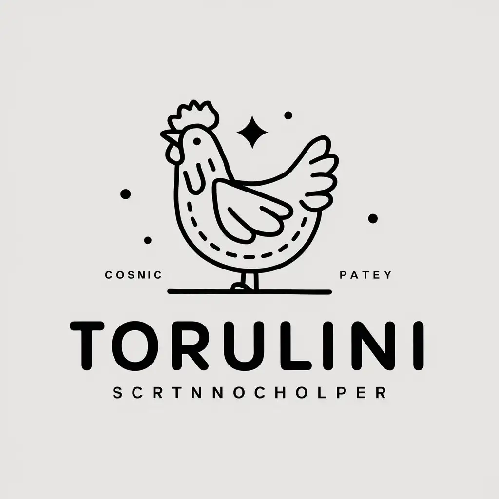 LOGO Design For Torulini Cosmic Chickens in Technology Industry