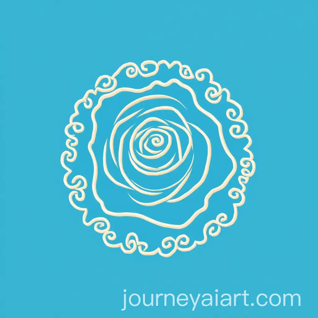 Sky-Blue-ArabicThemed-Logo-for-Rose-de-Roses-Hair-Salon