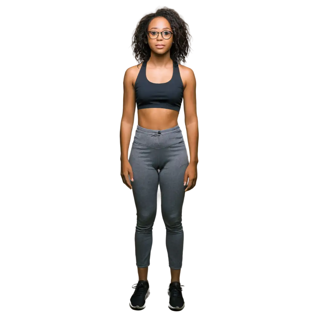 Young-African-Lady-with-Glasses-in-Fitness-PNG-Image-Dynamic-Fitness-Portrait