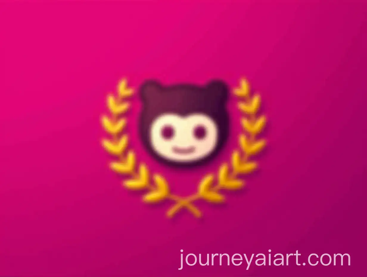 GitHub-Logo-in-Magenta-with-Golden-Laurel-Wreath