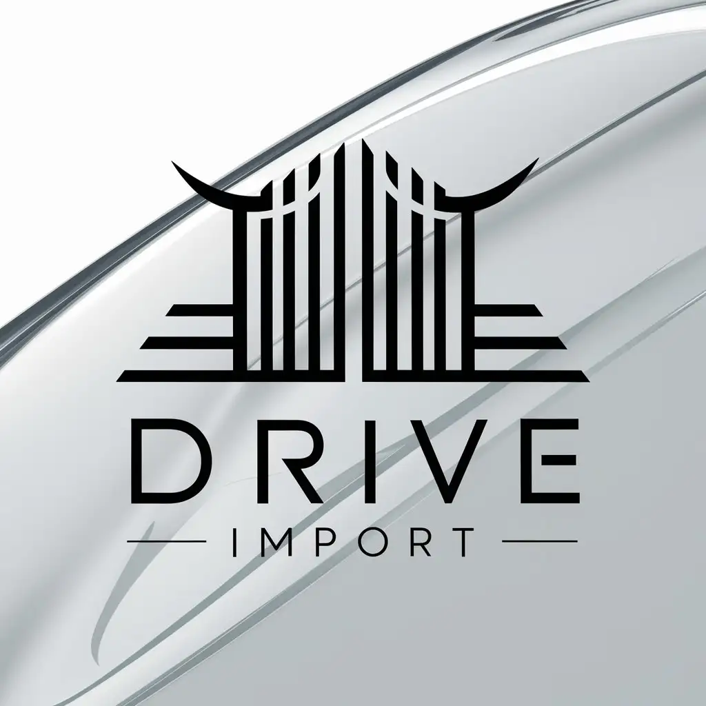 LOGO-Design-For-Drive-Import-Oriya-Gate-Symbol-for-Automotive-Industry