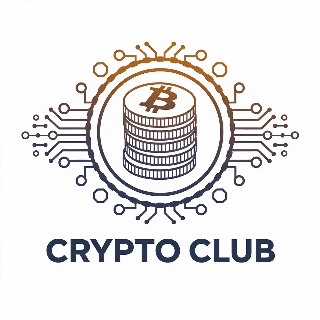 LOGO Design for Crypto Club Secure Key and Coin Emblem for Finance Industry  | AI Logo Maker