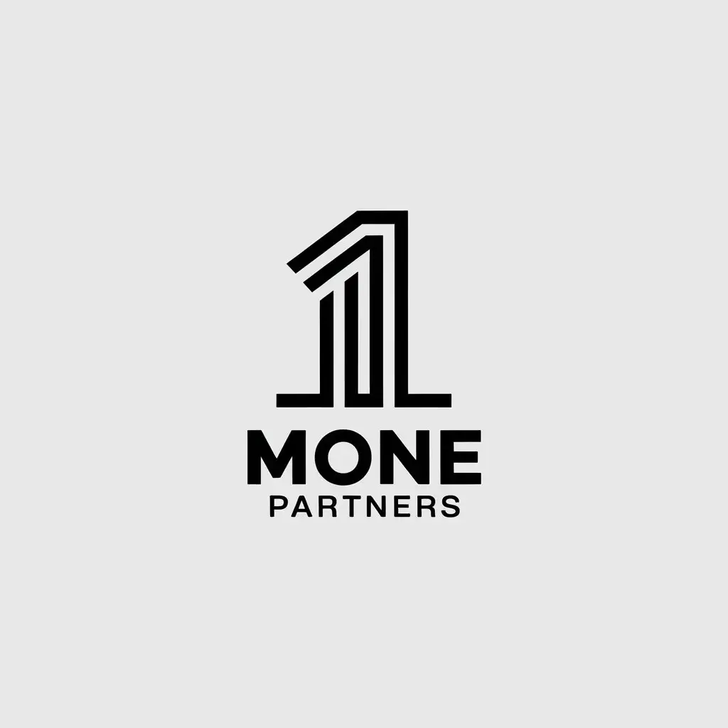 LOGO Design for Mone Partners Minimalistic One Symbol for the Construction Industry