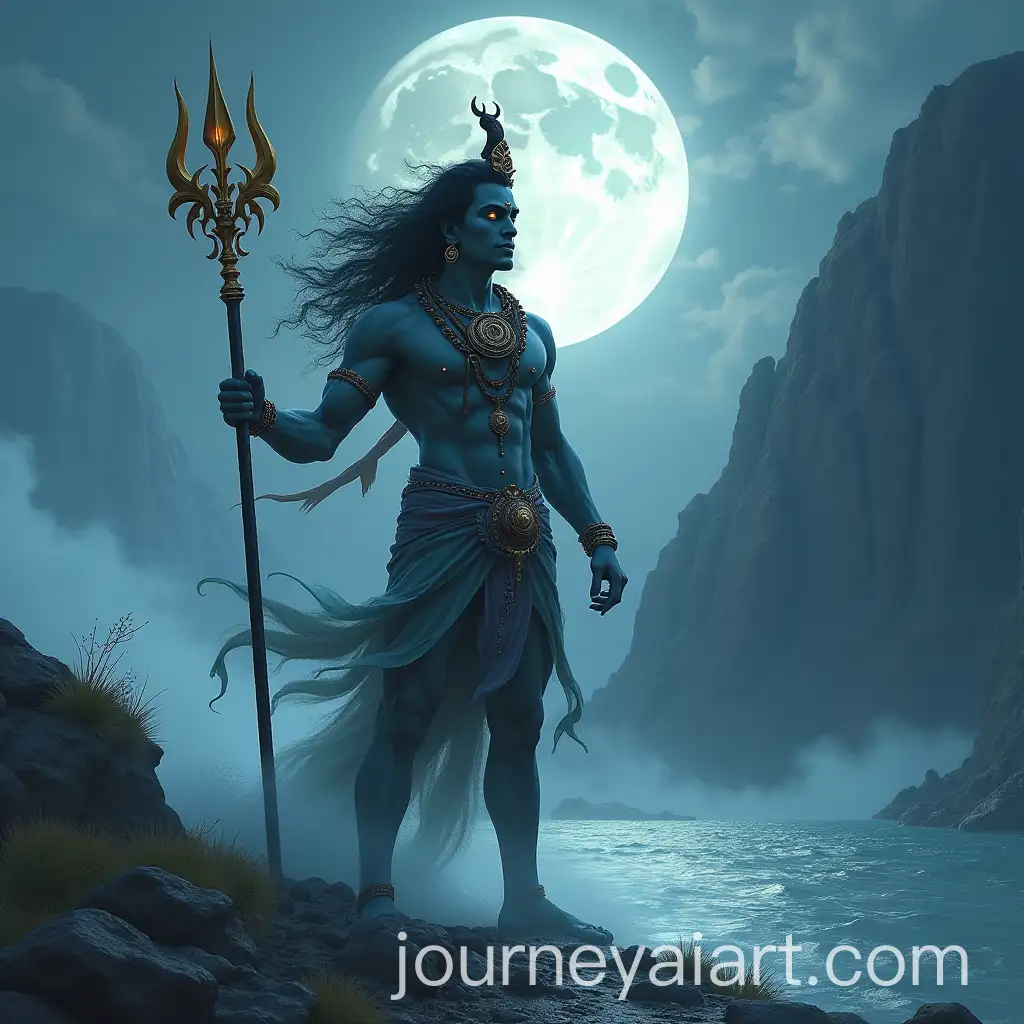 Lord-Mahadev-in-Bhayankar-Form-with-Trishul-and-Damru-Amid-StormyBhayankar-Mahadev-Visual-Concept-Mountain-Landscape
