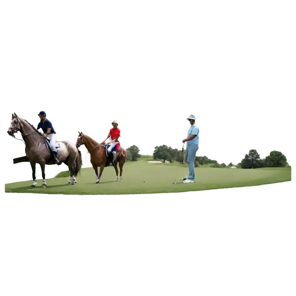 PNG-Image-of-Horse-and-Golf-Event-Dynamic-Visual-Representation