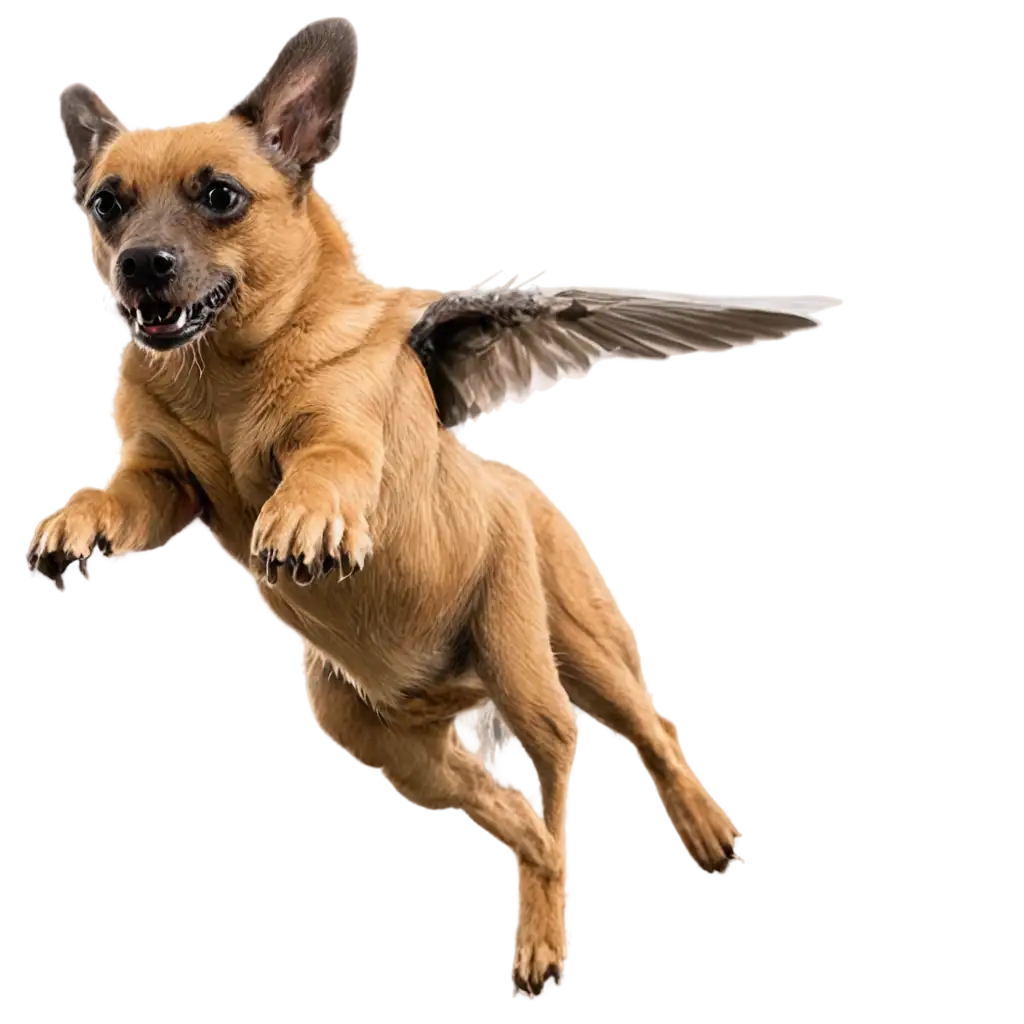 Dog-Flying-PNG-Image-HighQuality-Transparent-Graphic-for-Creative-Projects