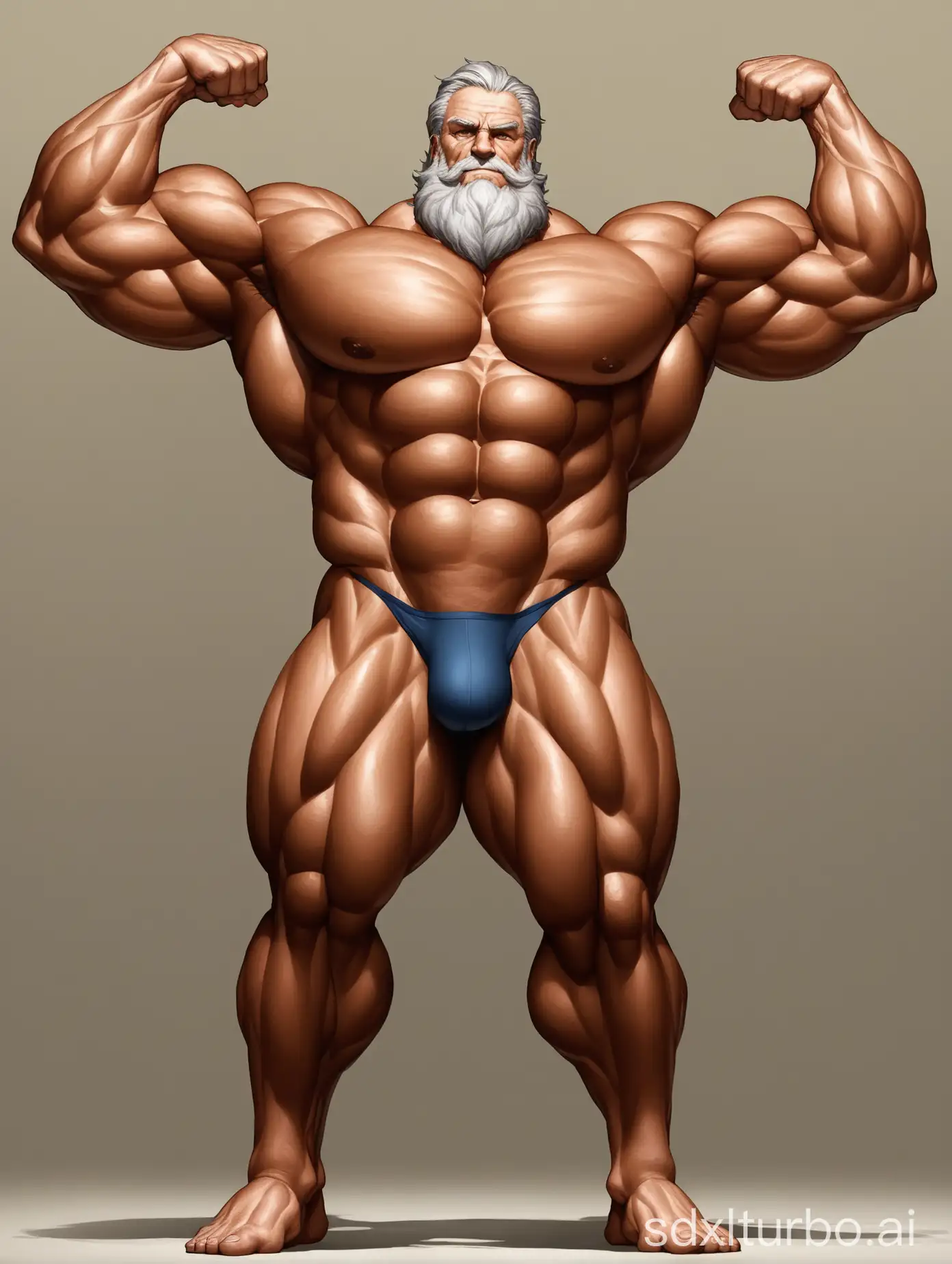 Muscular-Old-Man-Showing-Huge-Biceps-in-Underwear