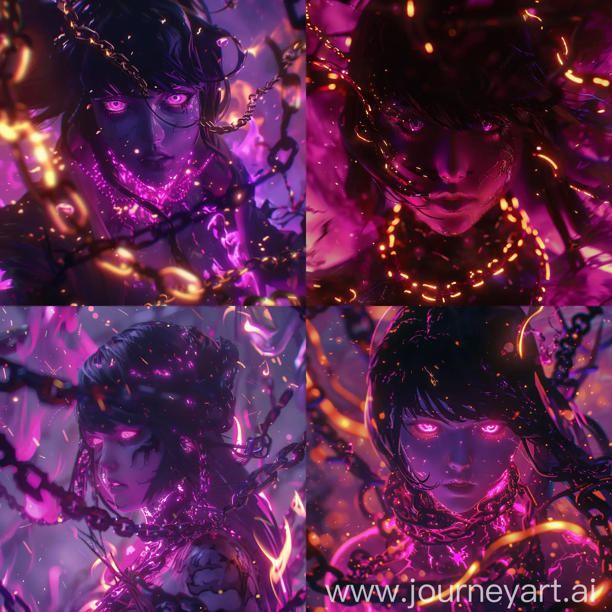 Anime-Fire-Elemental-with-Chain-Necklace-in-Dark-Purple-Lighting