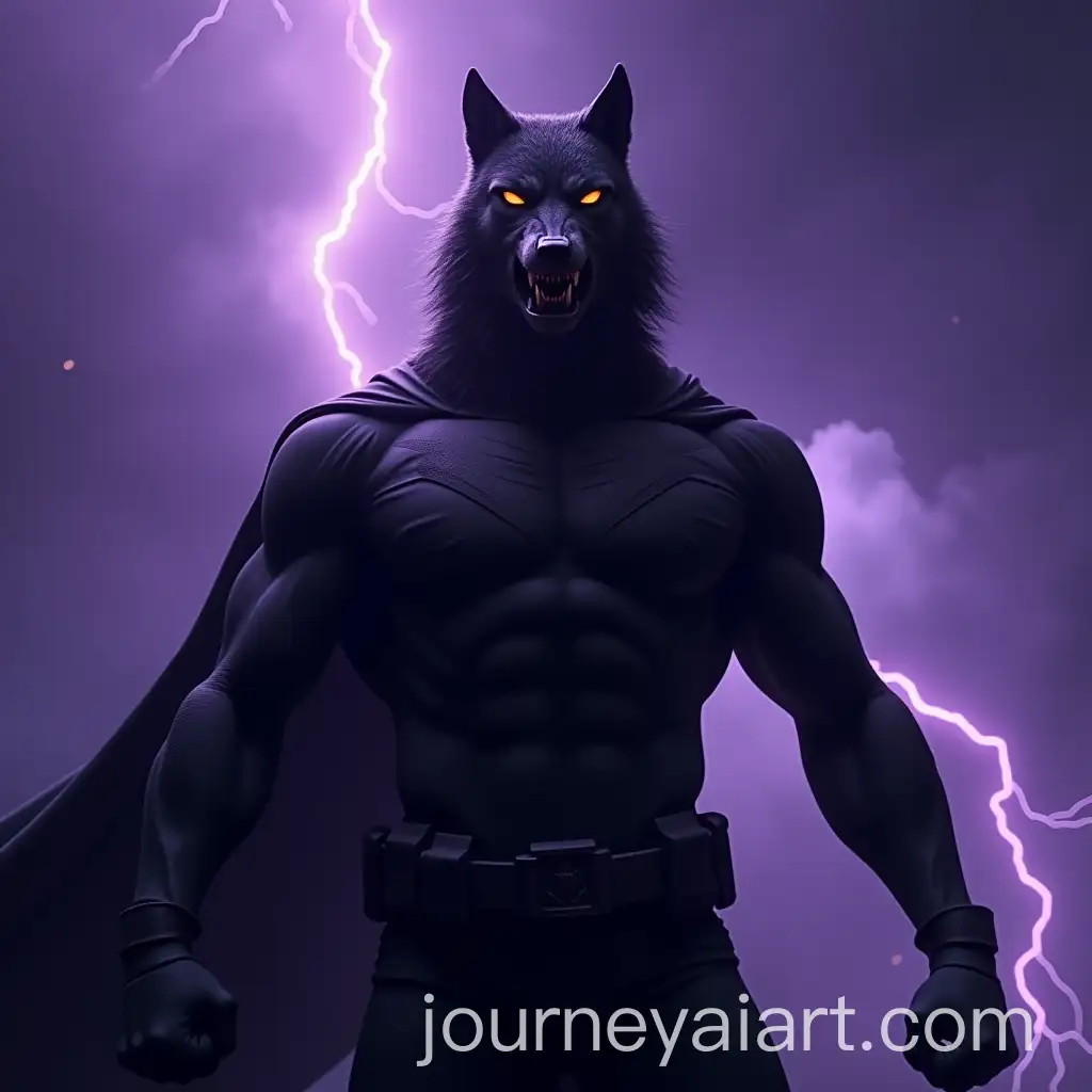 Realistic-WolfHeaded-Superhero-Amidst-a-Stormy-Purple-Sky