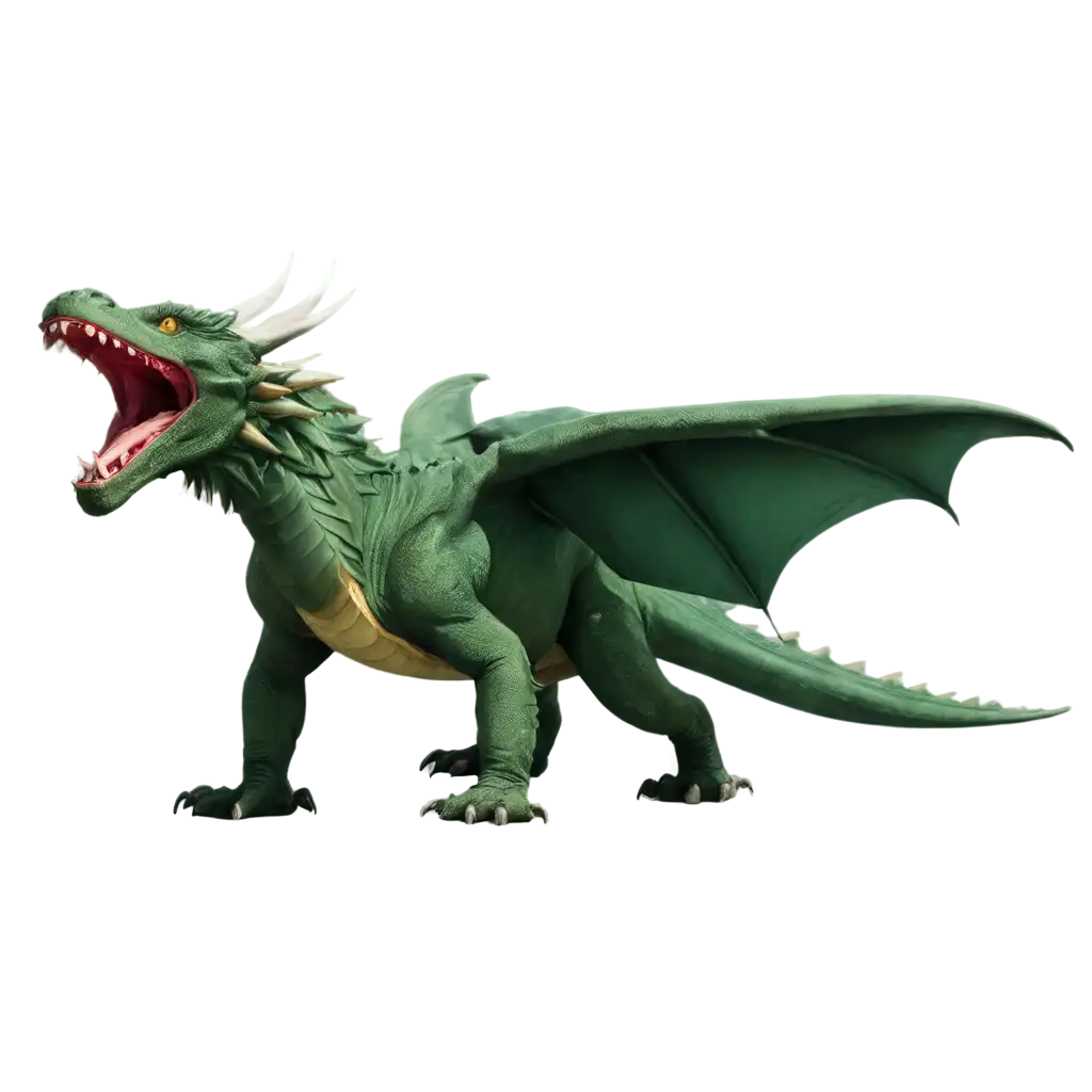 Powerful-Dragon-Yelling-PNG-Image-Unleash-the-Mythical-Roar-in-High-Quality