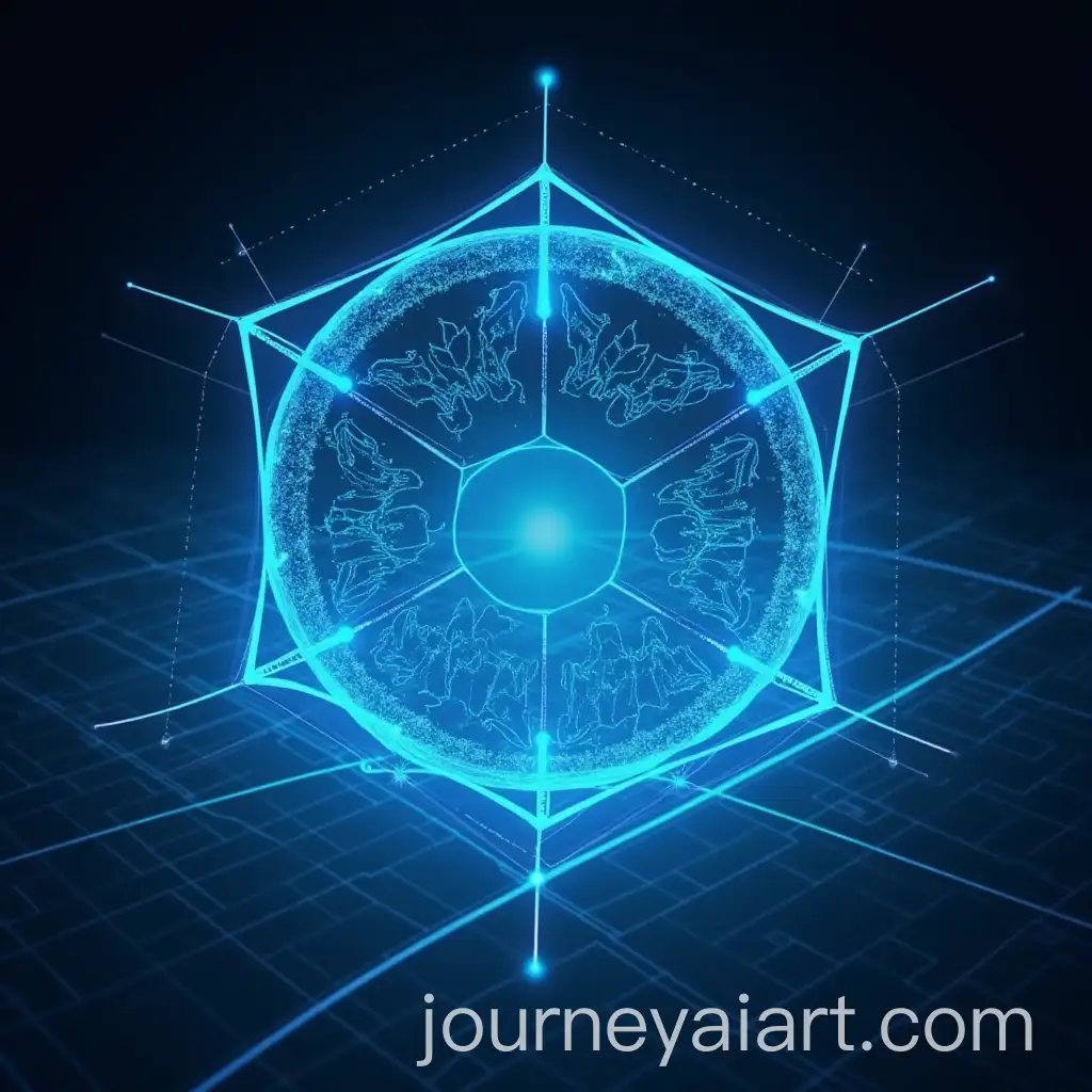 Geometric-Hexagonal-Void-at-Earths-North-Pole-with-Holographic-Grid-Lines-and-Neon-Blue-Glow