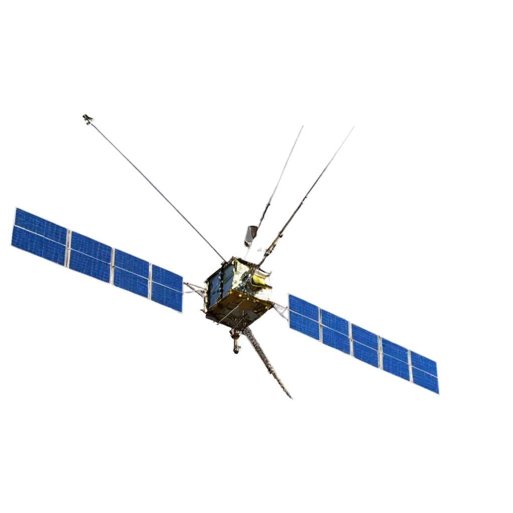 PNG-Image-of-Satellite-in-Orbital-Path-Enhance-Your-Visual-Content-with-HighQuality-Graphics