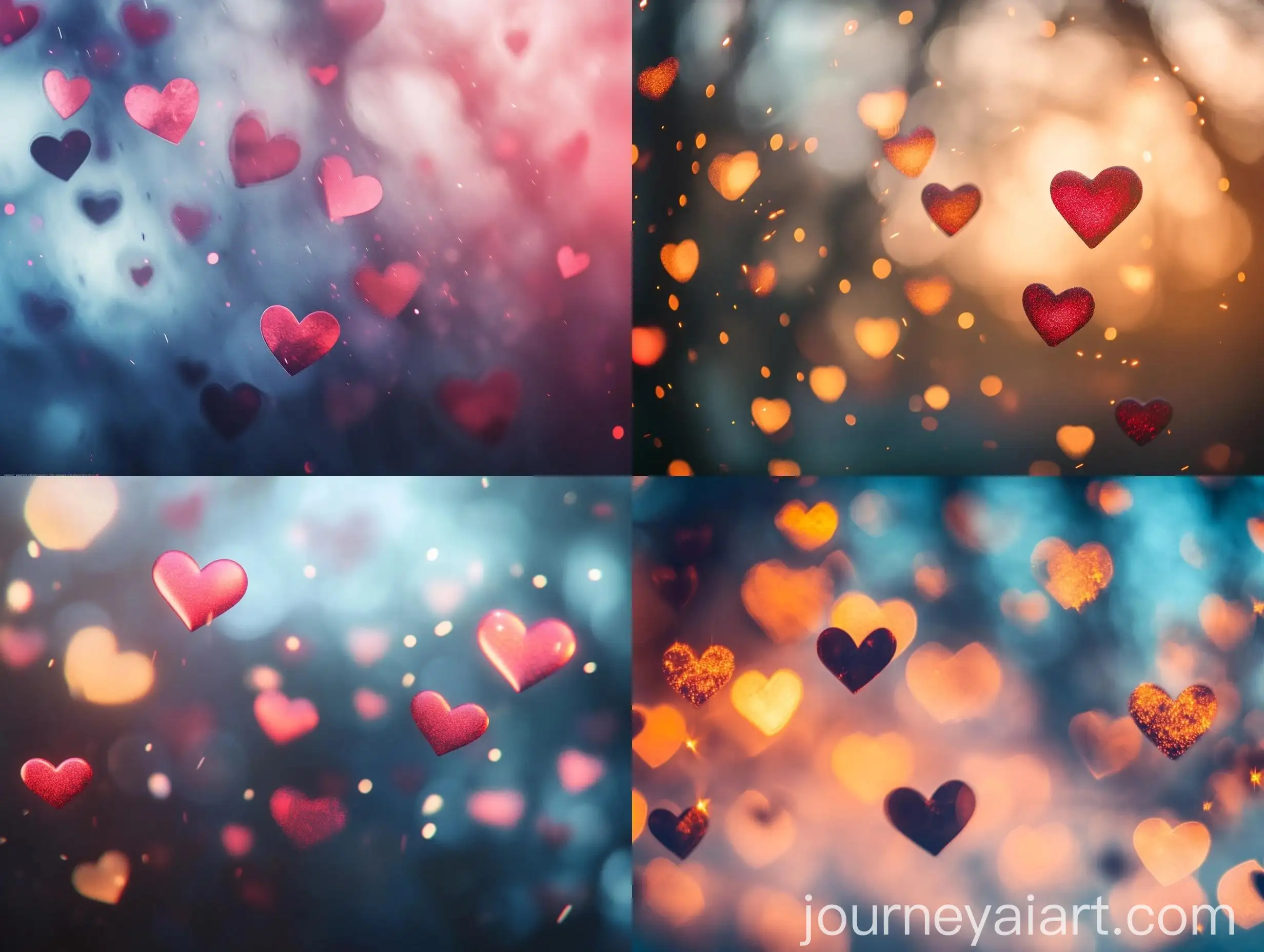 Romantic-Wallpaper-with-Floating-Hearts-in-Misty-Fog
