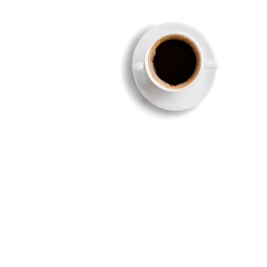 TopDown-Coffee-PNG-Image-for-Stunning-Visuals-and-Enhanced-Clarity