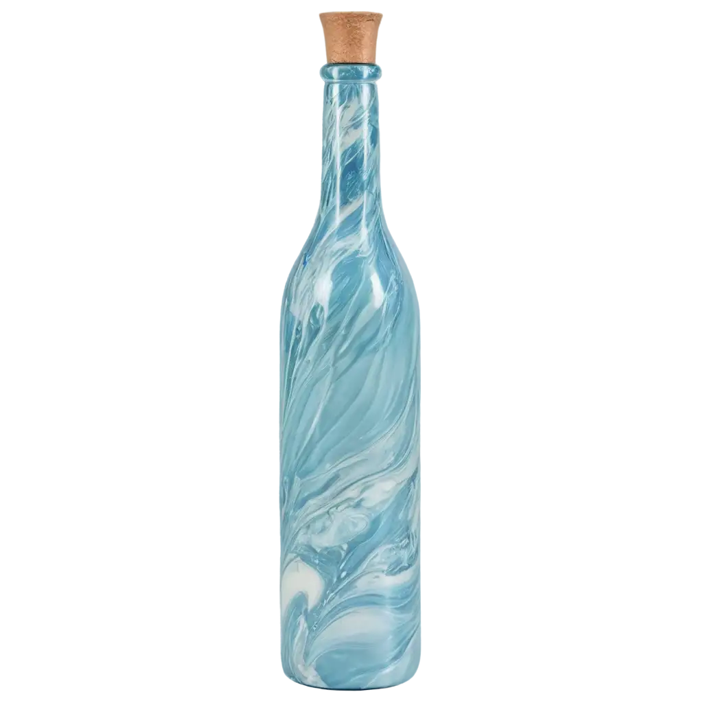 Marble-Blue-Bottle-PNG-Elegant-Design-for-Versatile-Digital-Use