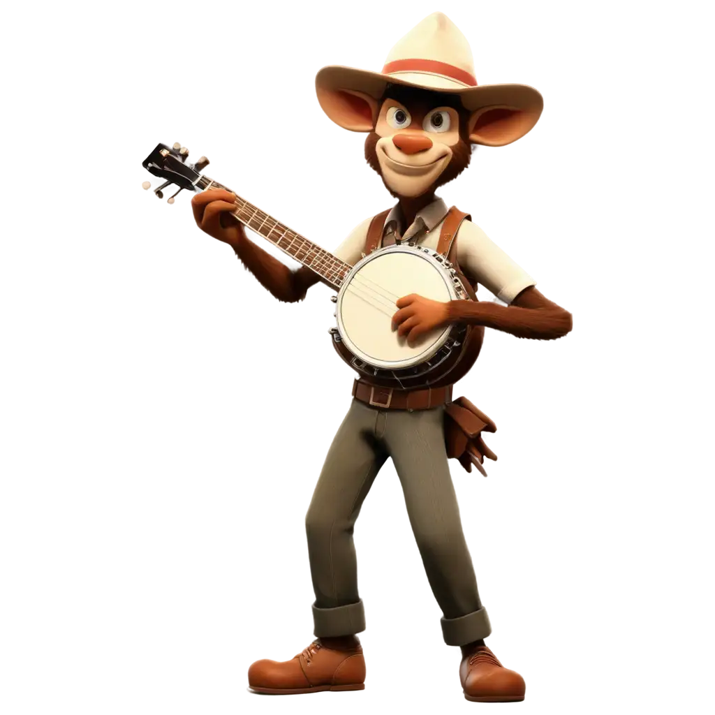 Animated-Banjo-Creating-Music-PNG-in-Video-Game-Style-for-Creative-Projects