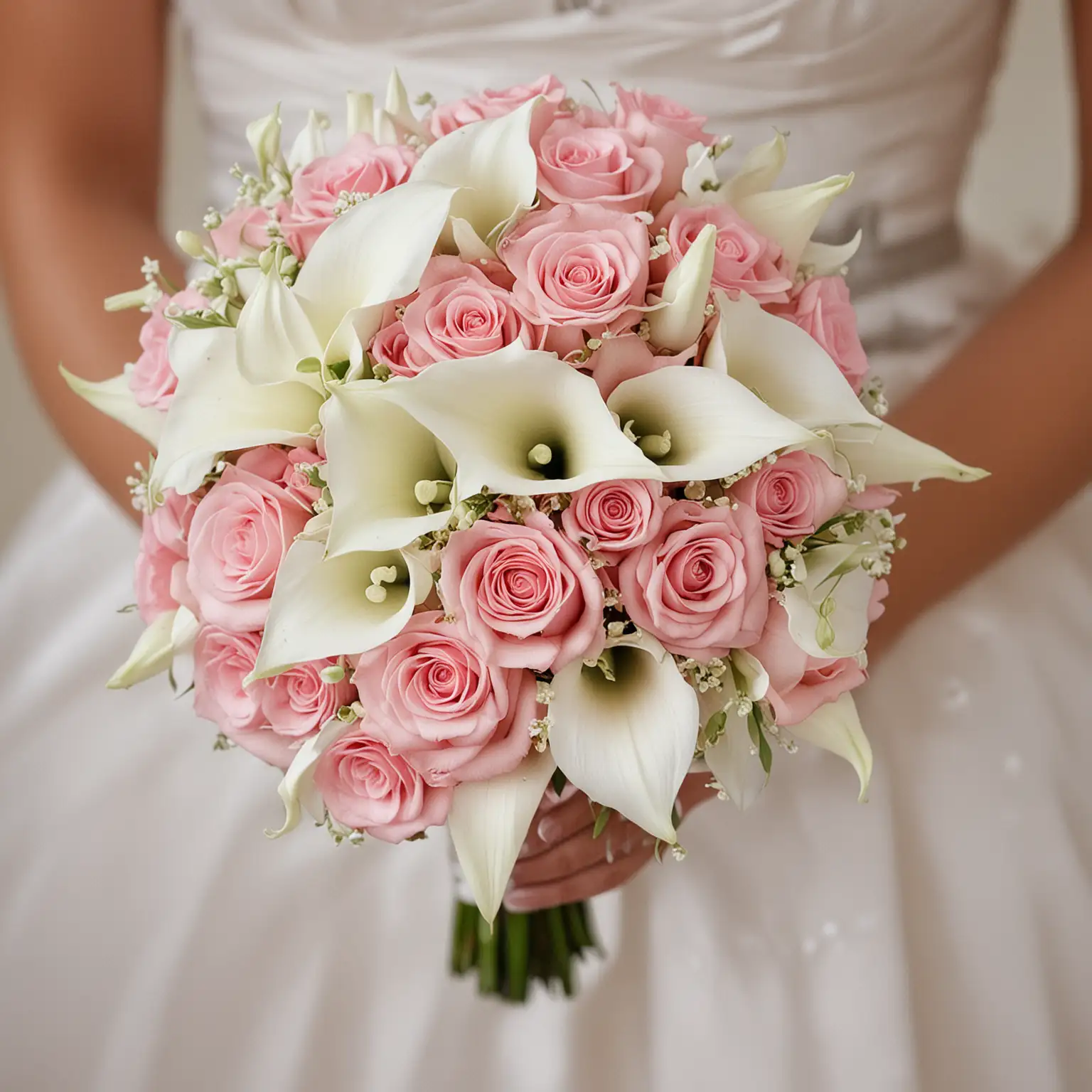 Elegant-Bridal-Bouquet-with-Pink-Roses-and-White-Calla-Lilies