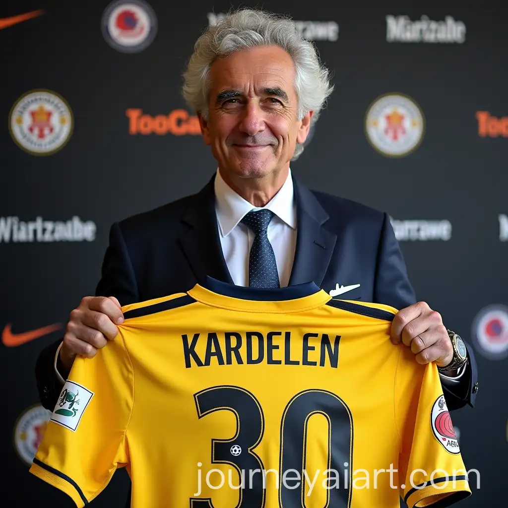 Jose-Mourinho-Holding-Fenerbahce-Jersey-with-Kardelen-Text