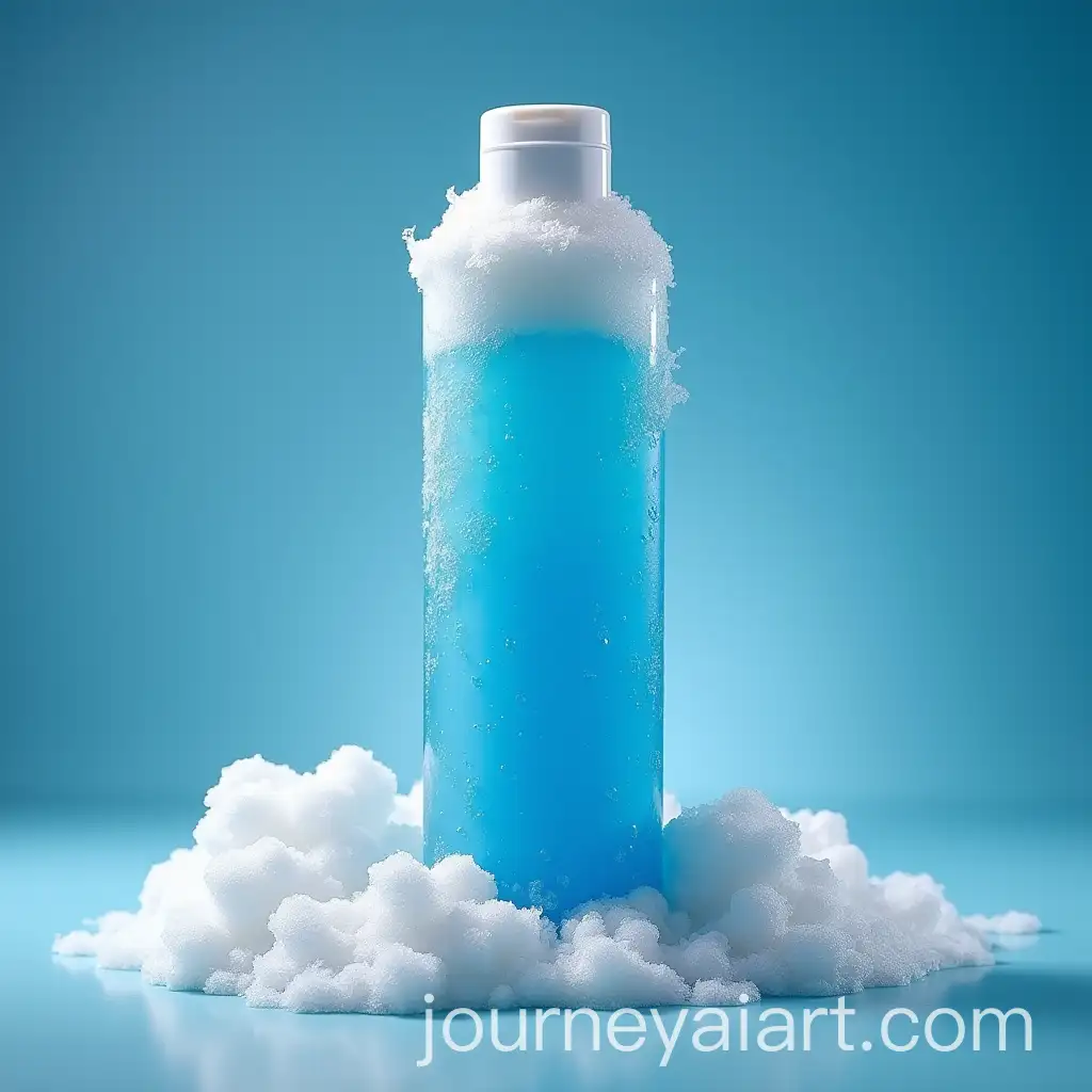 Soap-Suds-in-Circus-Style-with-Flash-Photography-Effect