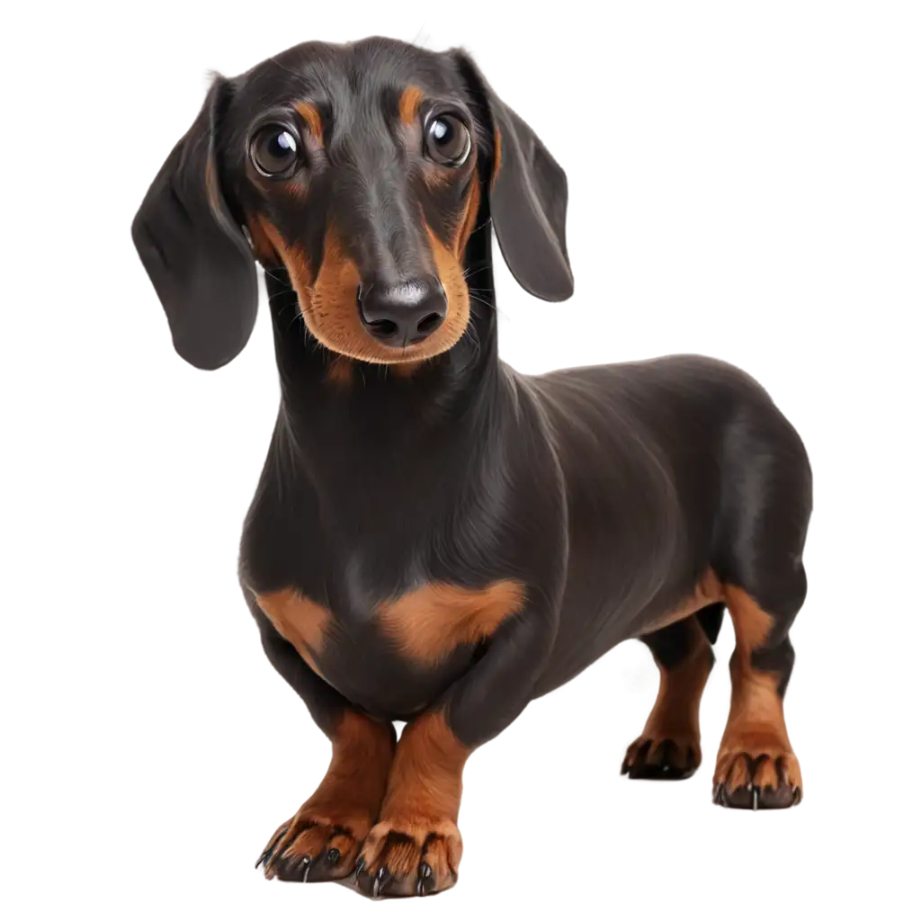 Handsome-Courageous-Dachshund-Cartoon-PNG-for-Creative-Projects