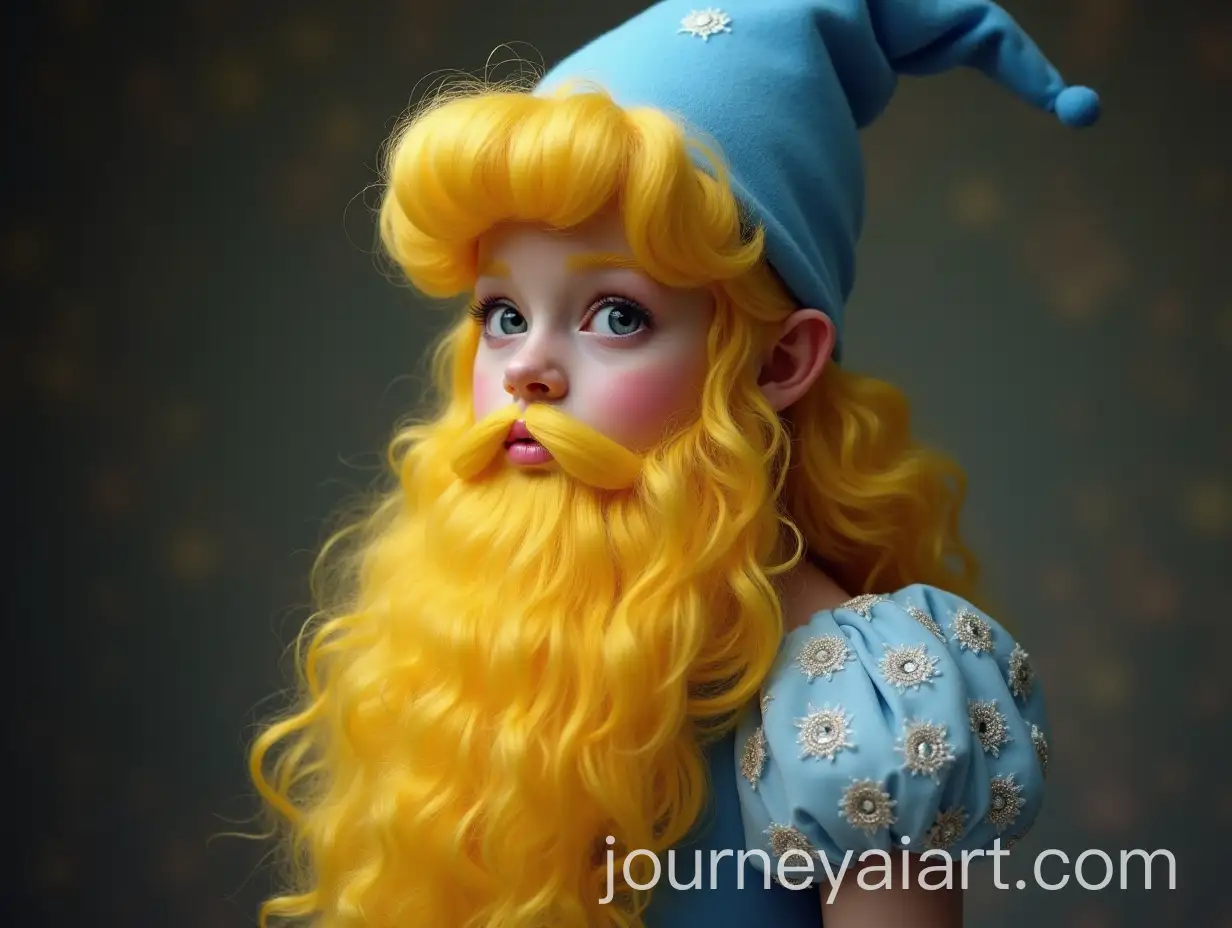 Cinderella-with-a-Yellow-Beard-and-a-Muslim-Cap