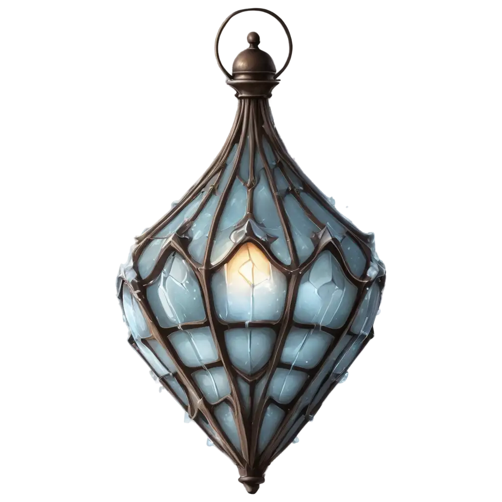 Medieval-Ice-Lamp-Cartoonish-PNG-Image-Frosty-Fantasy-Illustration