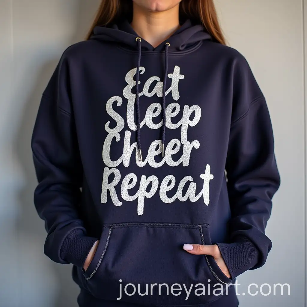 Energetic-Cheerleader-Hoodie-with-Glittery-Eat-Sleep-Cheer-Repeat-Design