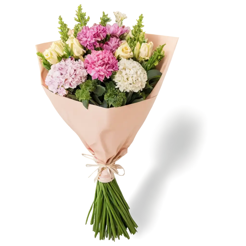 Stunning-PNG-Image-of-a-Voluminous-Flower-Bouquet-with-Transparent-Background