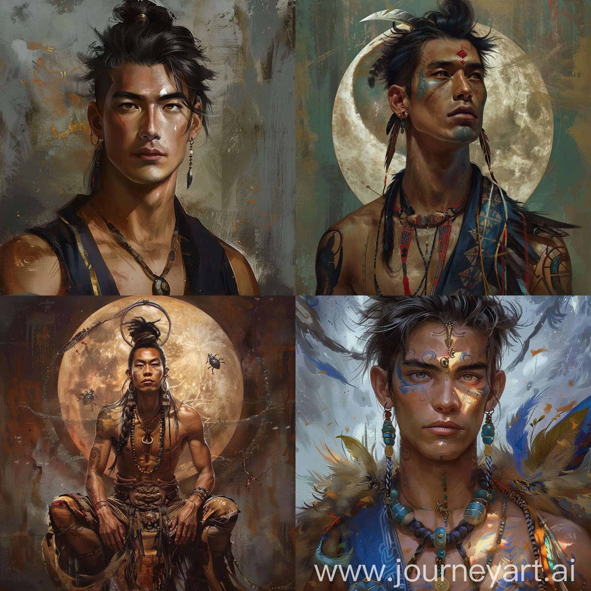 Asian-Moon-Tribe-Warrior-Portrait